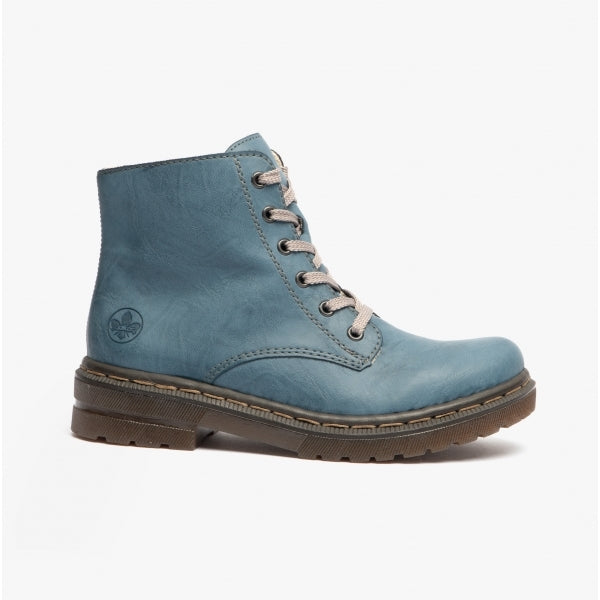 Rieker 78240-14 Womens Ankle Boots Blue