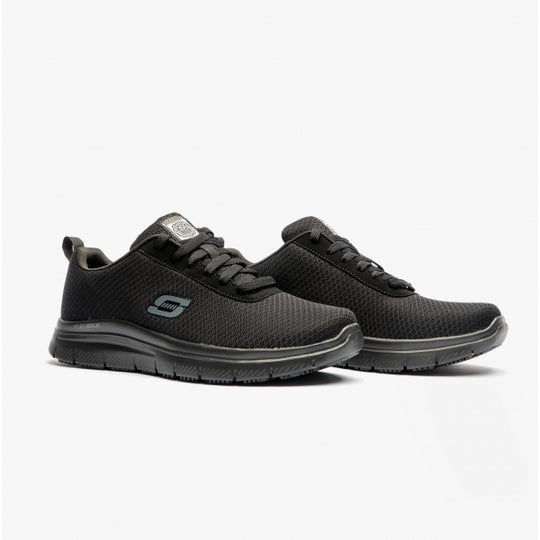 Skechers Work 77125EC Flex Advantage - Bendon SR Mens Slip Resistant Work Trainers Black