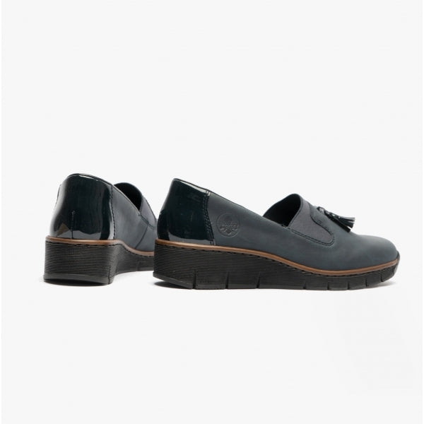 Rieker 53751-14 Womens Shoes Blue