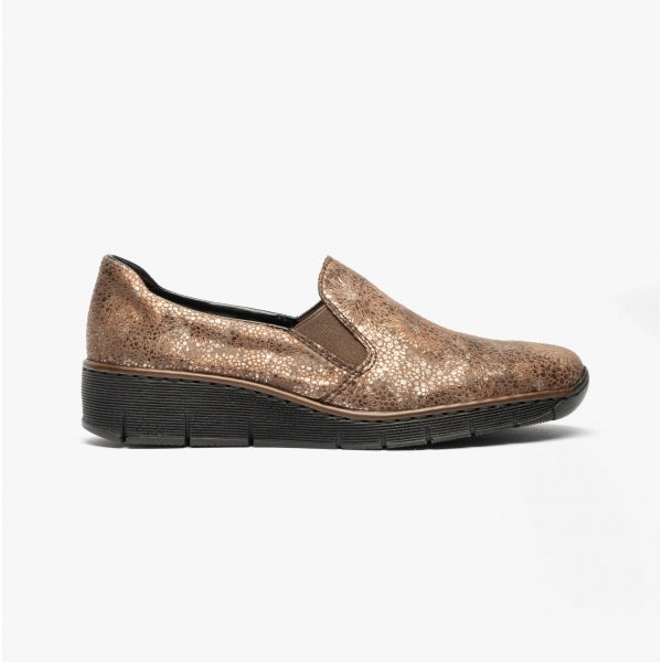 Rieker 53766-24 Womens Shoes Brown