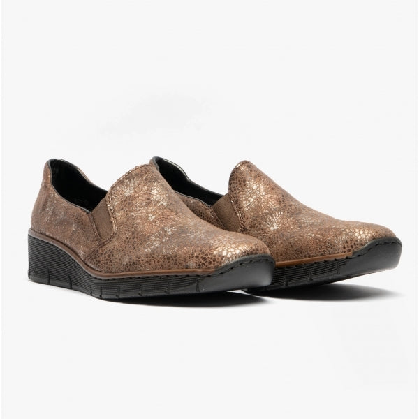 Rieker 53766-24 Womens Shoes Brown