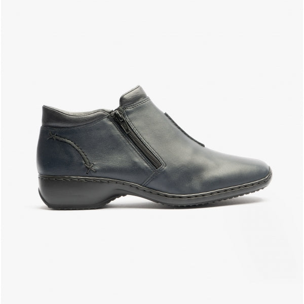 Rieker L3882-15 Womens Leather Boots Black