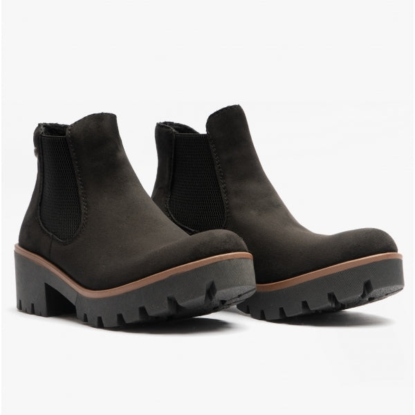 Rieker 79265-00 Womens Ankle Boots Black