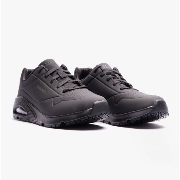 Skechers Work 108021EC UNO SR Womens Occupational Trainers Black
