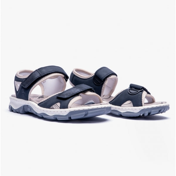 Rieker 68891-14 Womens Sandals Blue