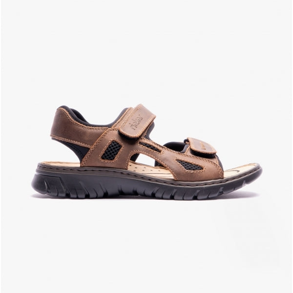 Rieker 26761-26 Mens Sandals Brown