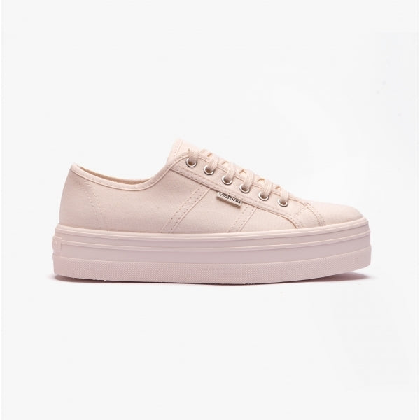Victoria BARCELONA MONOCHROME Womens Platform Trainers Cotton