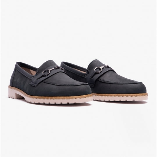 Rieker 51860 Womens Loafers Blue