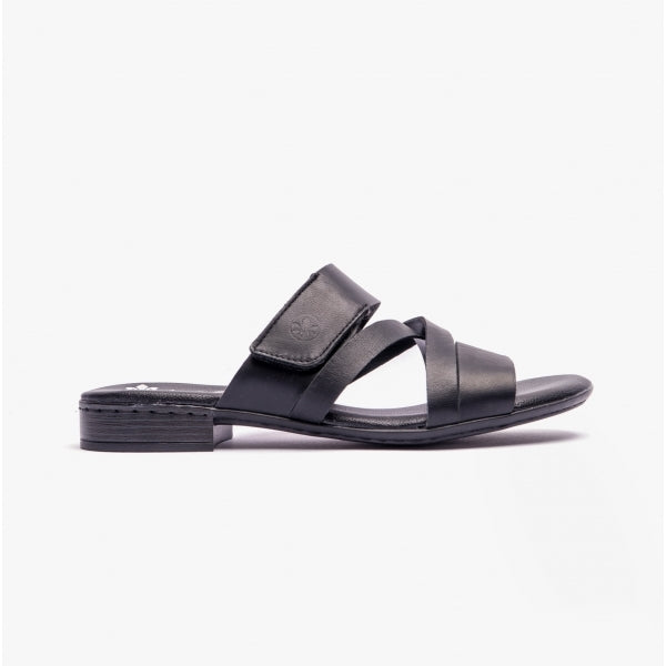 Rieker 60255-00 Womens Mules Black