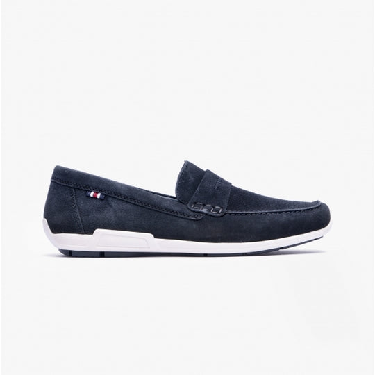 Rieker 09050 Mens Loafers Blue