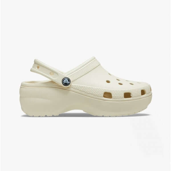 Crocs 206750-2Y2 CLASSIC PLATFORM CLOG Womens Clogs Bone