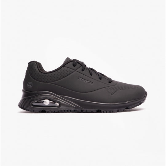 Skechers Work 200054EC UNO SR - Sutal Mens Slip Resistant Work Trainers Black