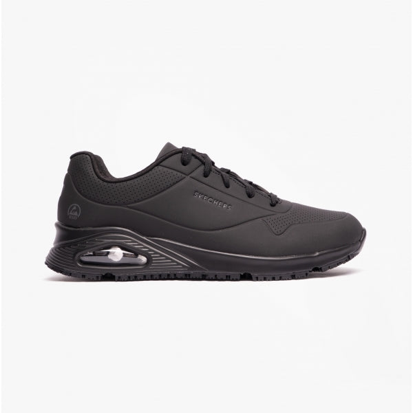 Skechers Work 200054EC UNO - SUTAL SR Mens Occupational Trainers Black