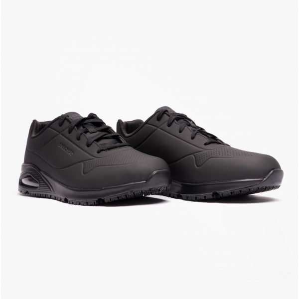 Skechers Work 200054EC UNO - SUTAL SR Mens Occupational Trainers Black