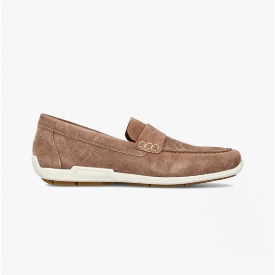 Rieker 09050 Mens Loafers Beige