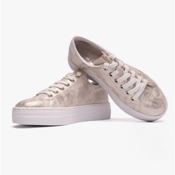 Rieker N49W1-90 Womens Shoes Metallic