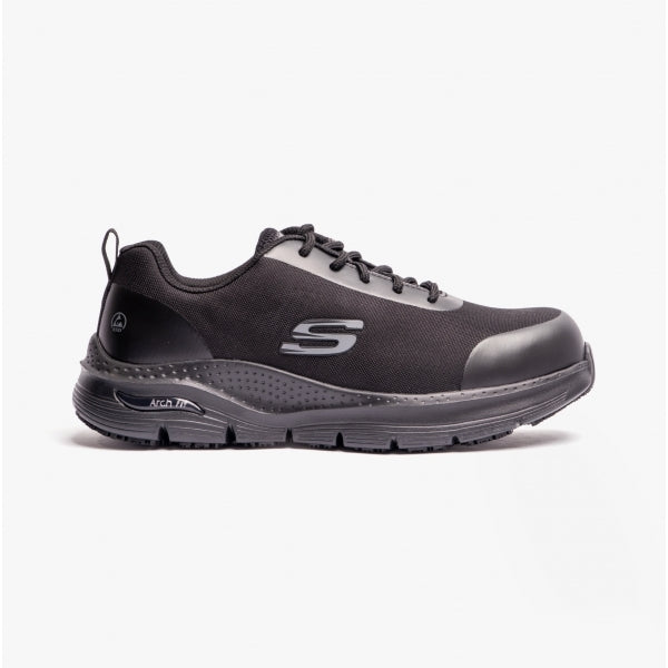 Skechers Work 200086EC ARCH FIT SR - RINGSTAP Mens Safety Trainers Black