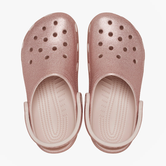 Crocs CLASSIC GLITTER Unisex Adults Clogs Quartz Glitter