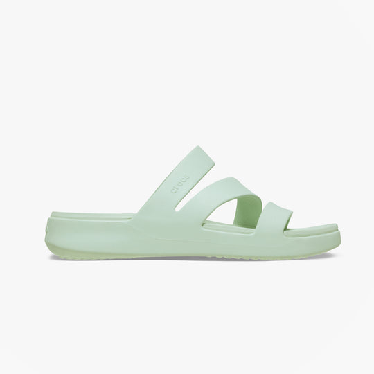 Crocs GETAWAY STRAPPY Womens Sliders Mint Tint