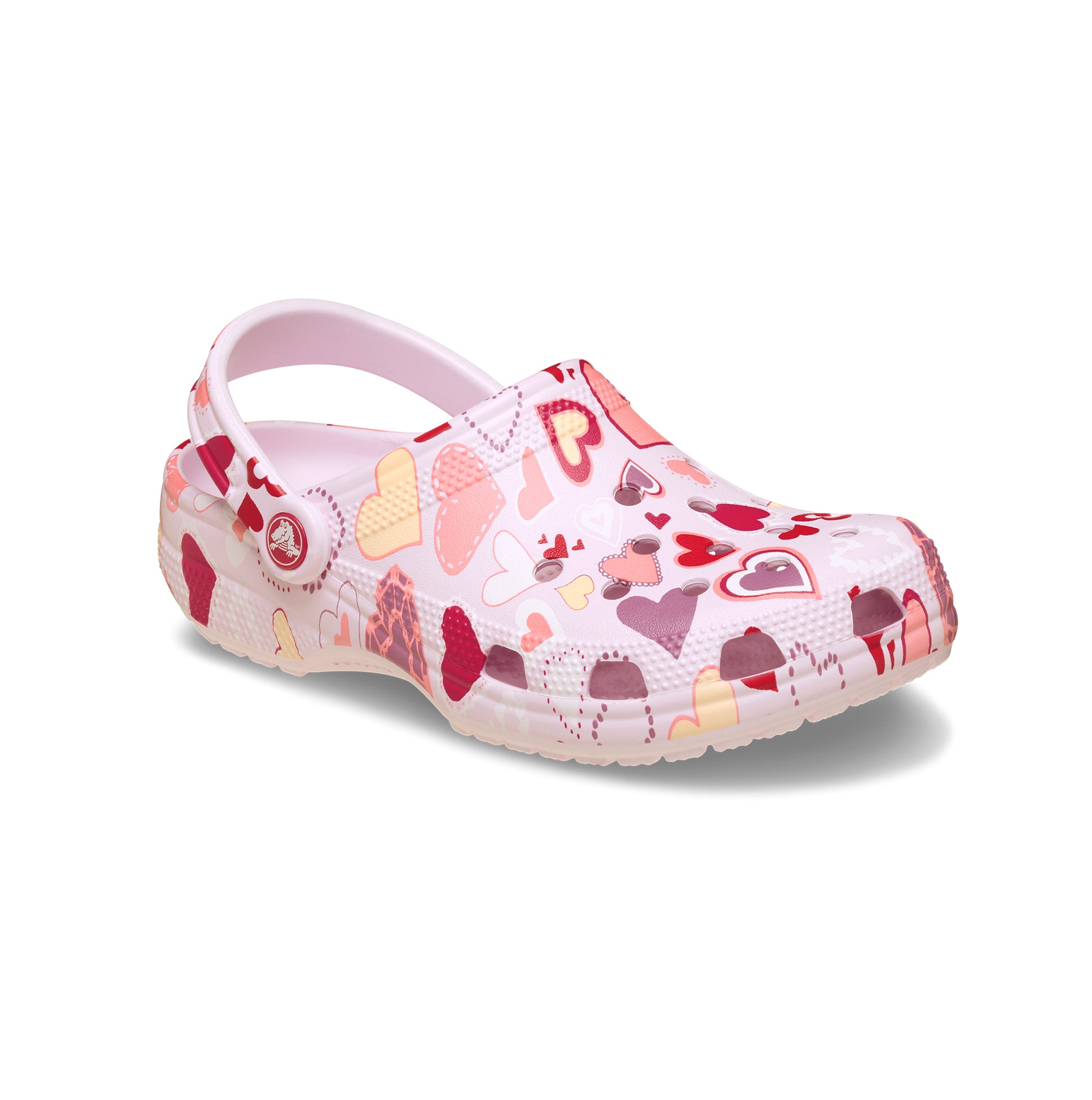 Crocs CLASSIC VDAY Unisex Kids Clogs Pink Milk/Hearts