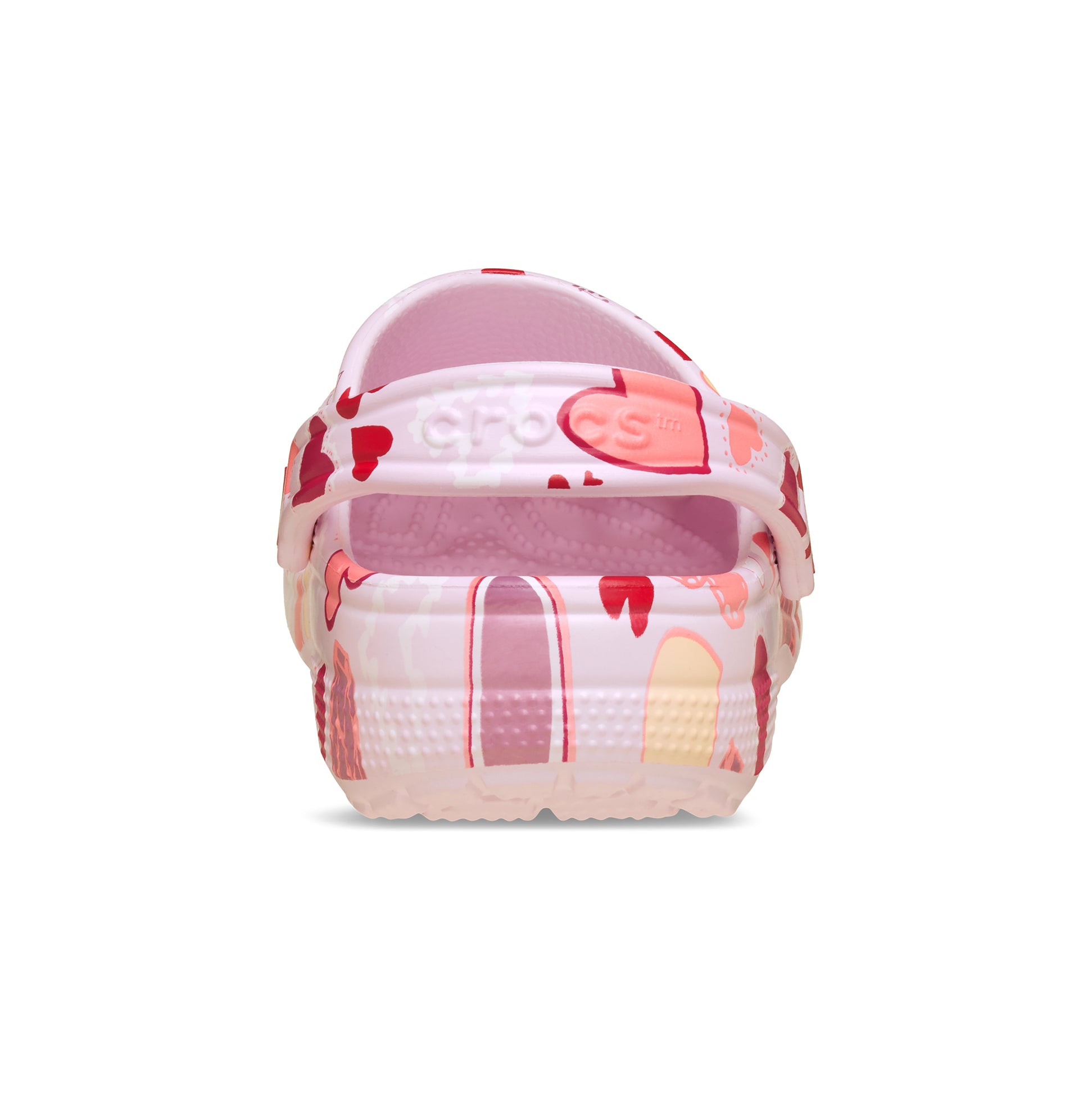 Crocs CLASSIC VDAY Unisex Kids Clogs Pink Milk/Hearts