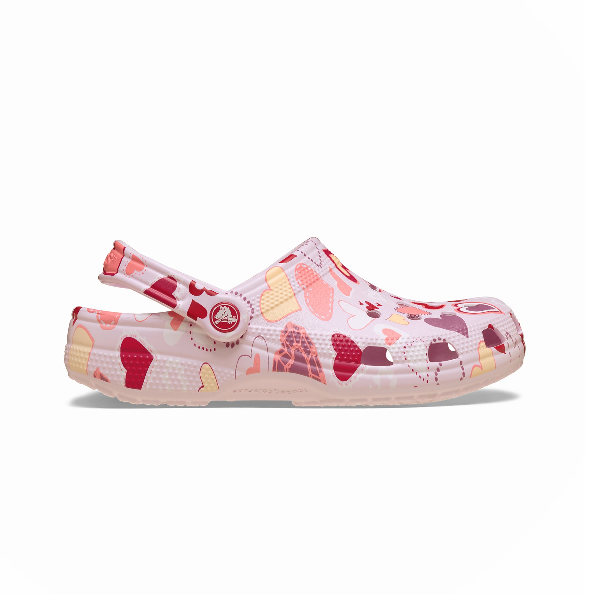 Crocs CLASSIC VDAY Unisex Kids Clogs Pink Milk/Hearts