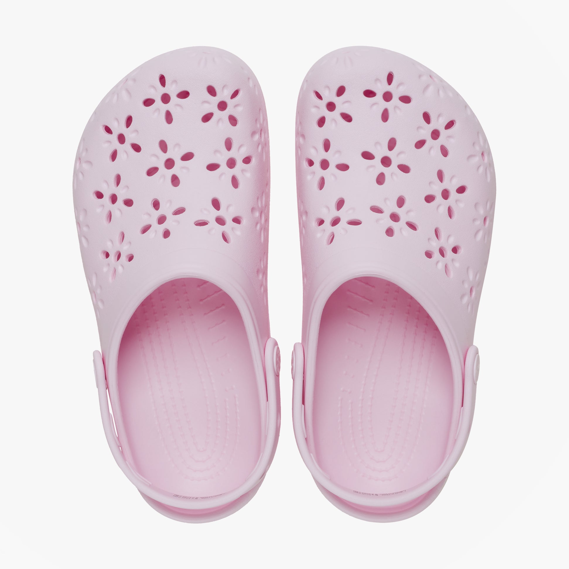 Crocs 210927 CLASSIC FLORAL CUT OUT Womens Clogs Pink