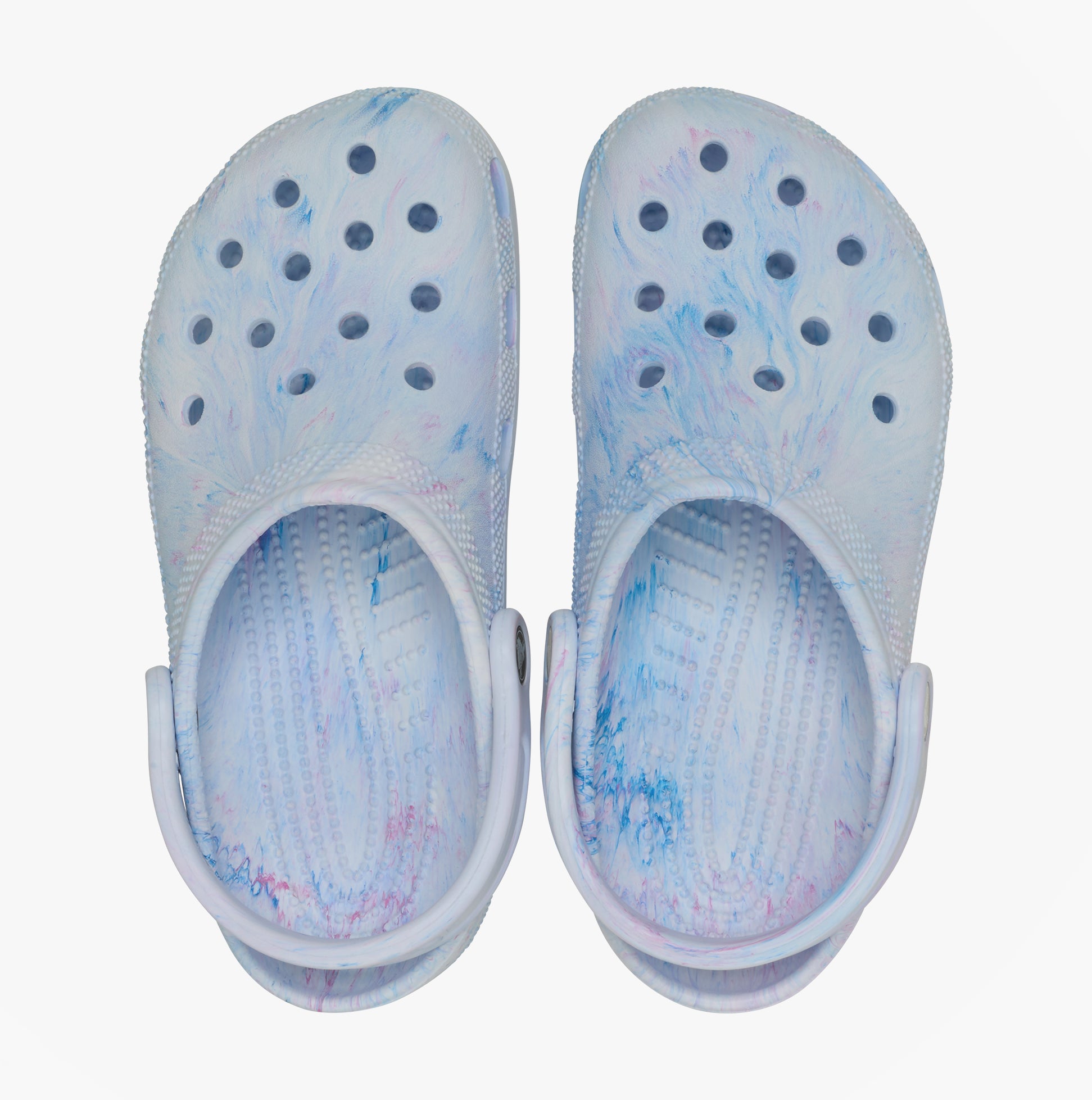 Crocs 211583 WATERCOLOR MARBLED Womens Clogs Oxygen Swirl