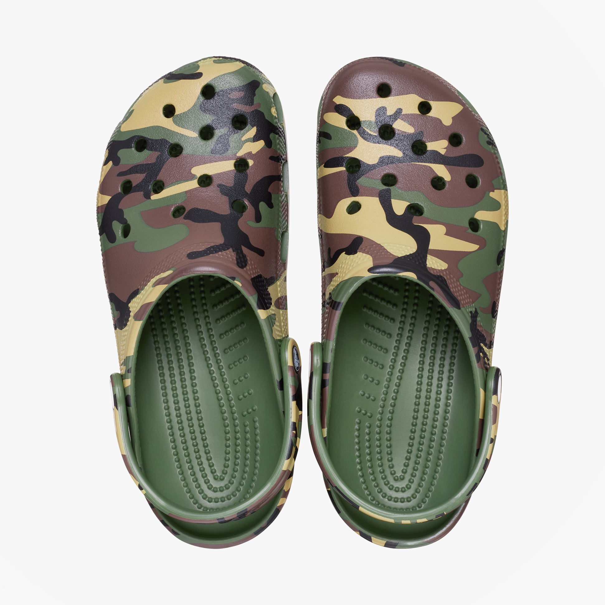 Crocs 211936 CLASSIC CAMOUFLAGE Unisex Adults Clogs Sandals Army Green