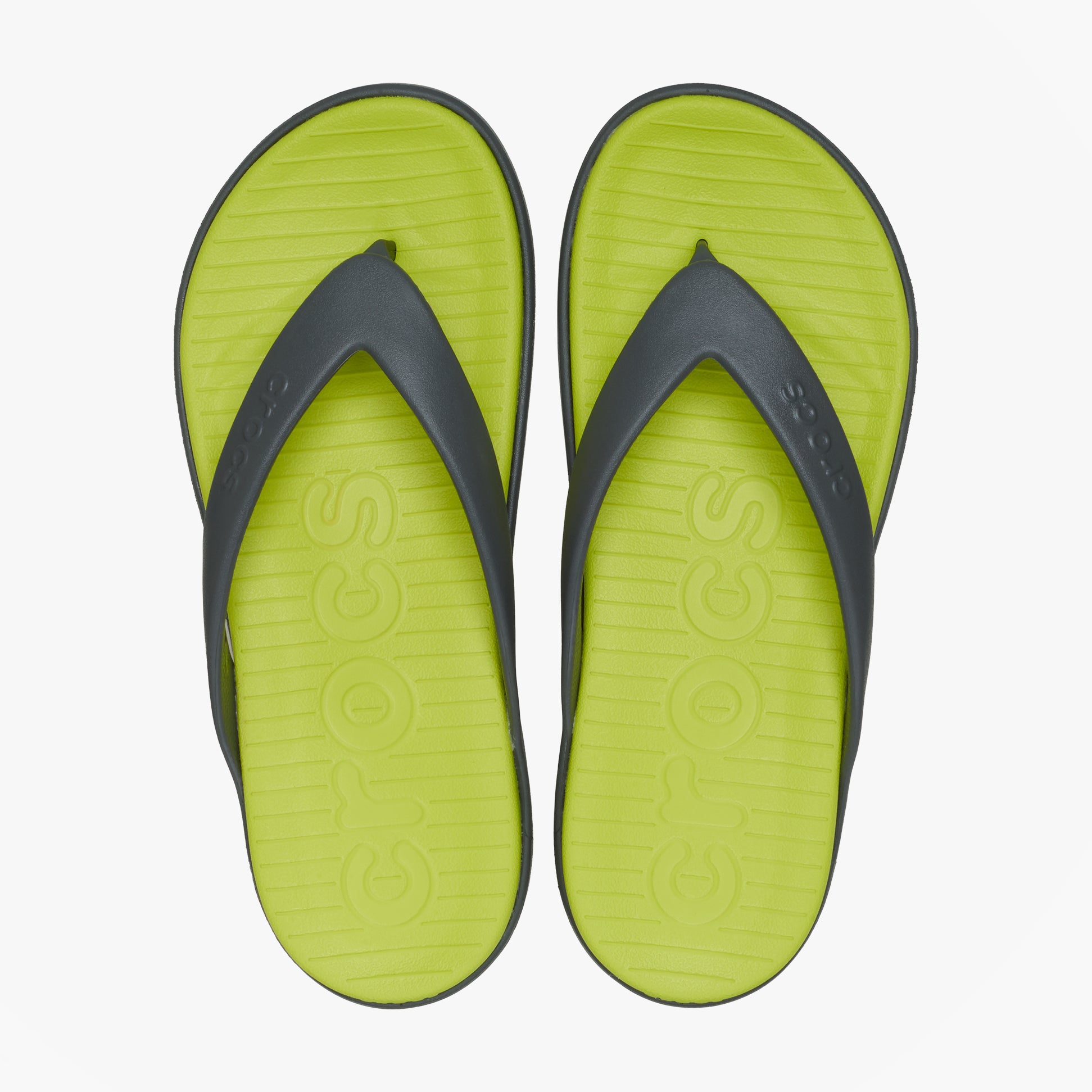 Crocs COAST FLIP Mens Flip-flops Slate Grey/Citrus