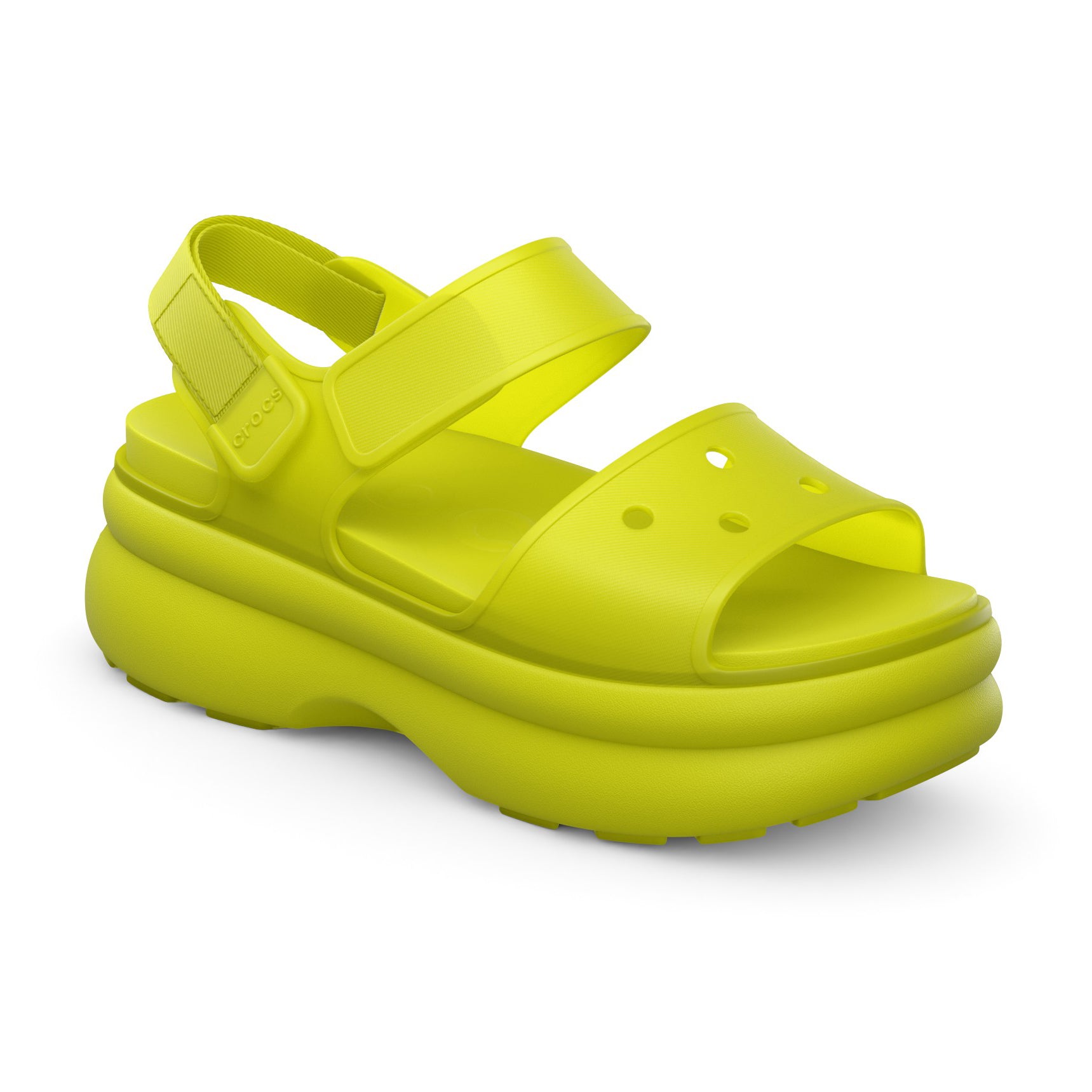 Crocs SOHO FROSTED Womens Platform  Sandals Citrus