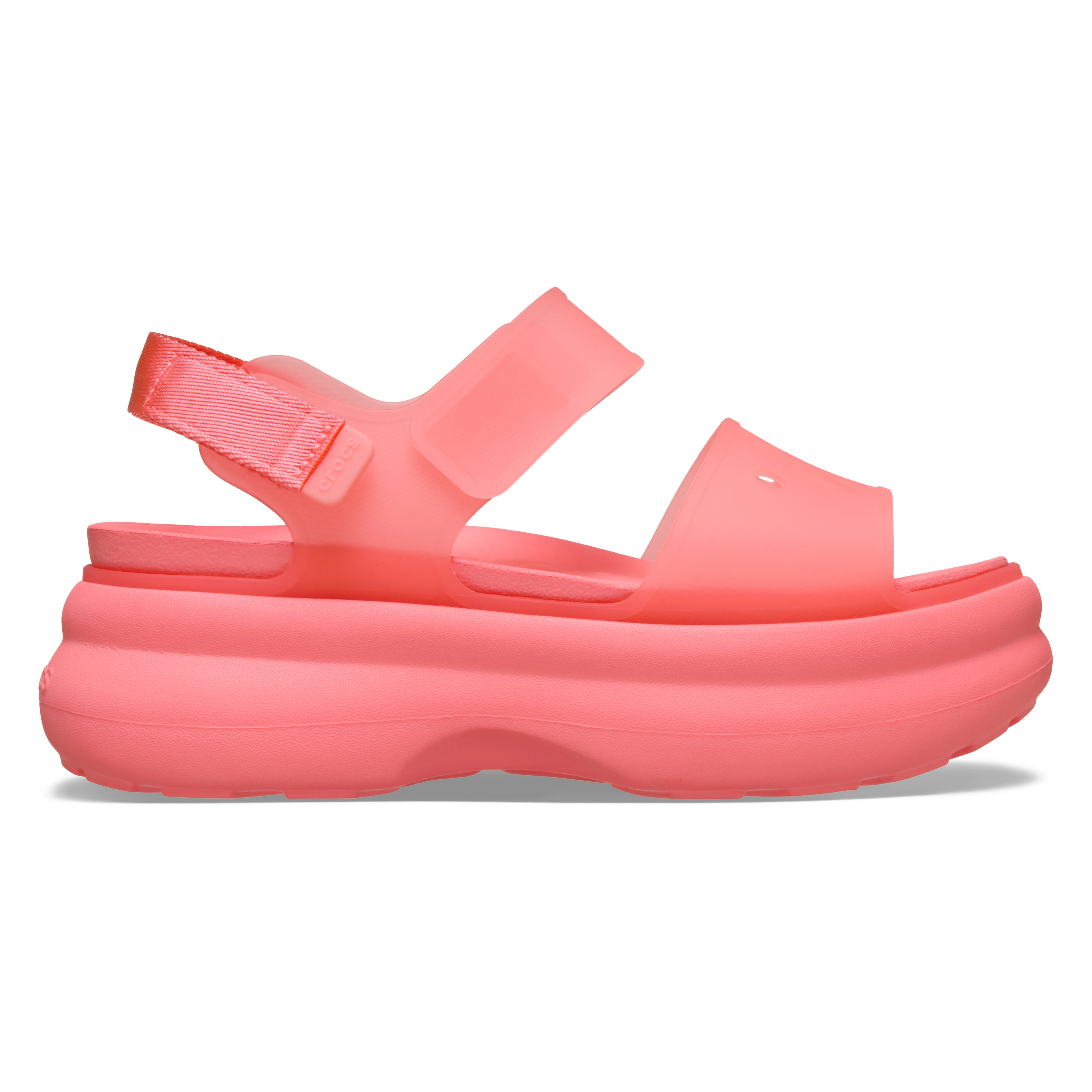 Crocs SOHO FROSTED Womens Platform  Sandals Guava