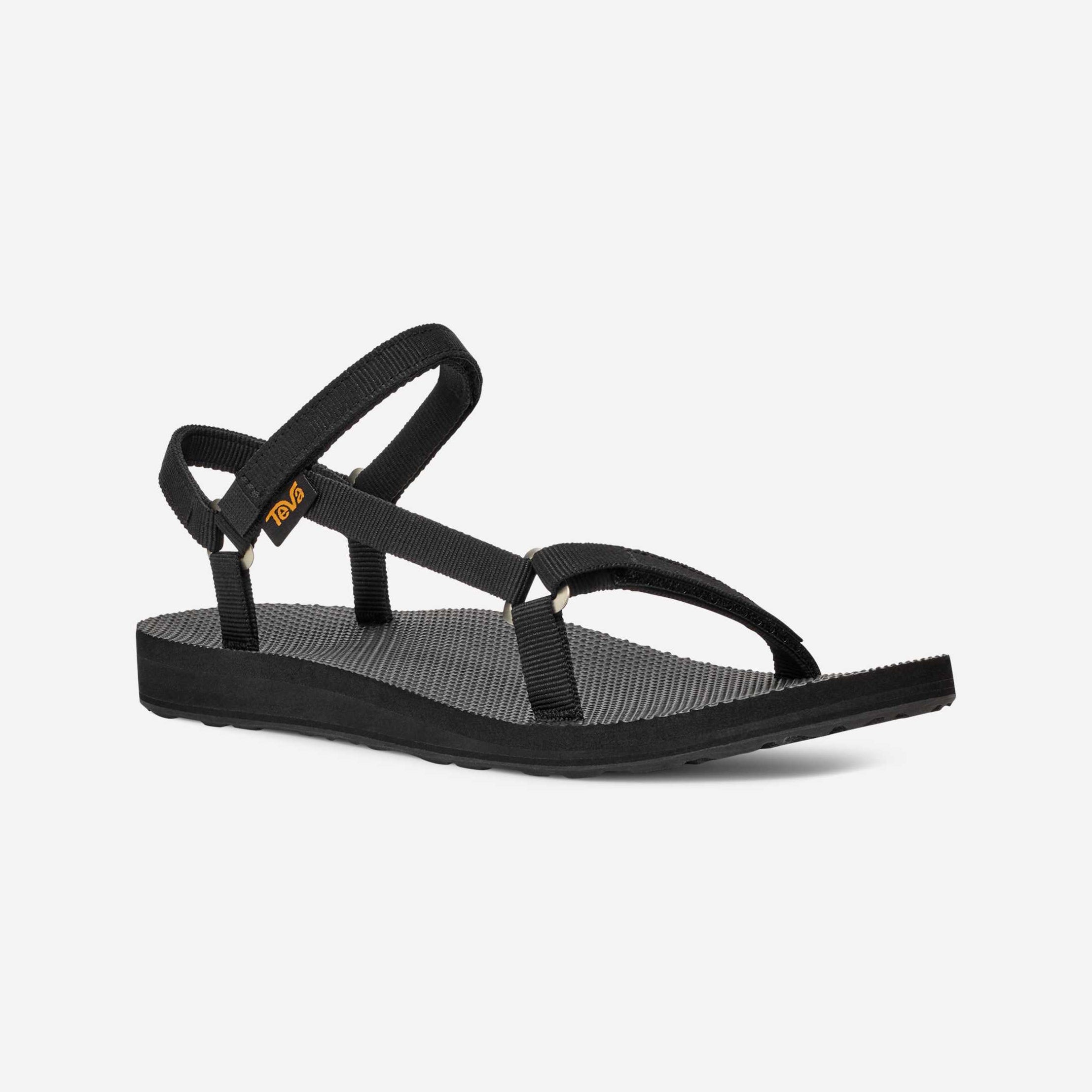 Teva ORIGINAL UNIVERSAL Womens Cross Strap Sandals Slim Black