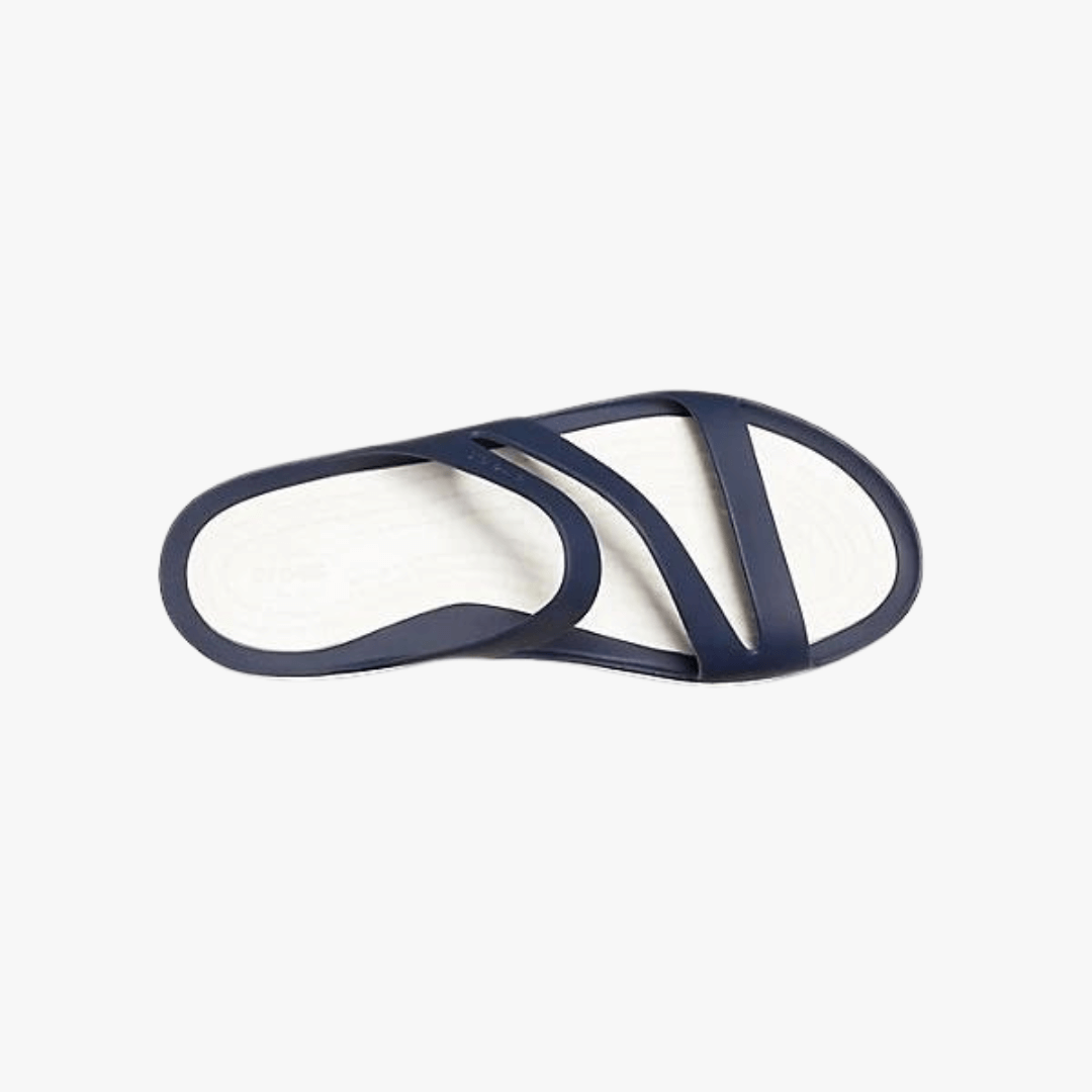 Crocs 203998-462 SWIFTWATER SANDAL Womens Sandals Navy/White