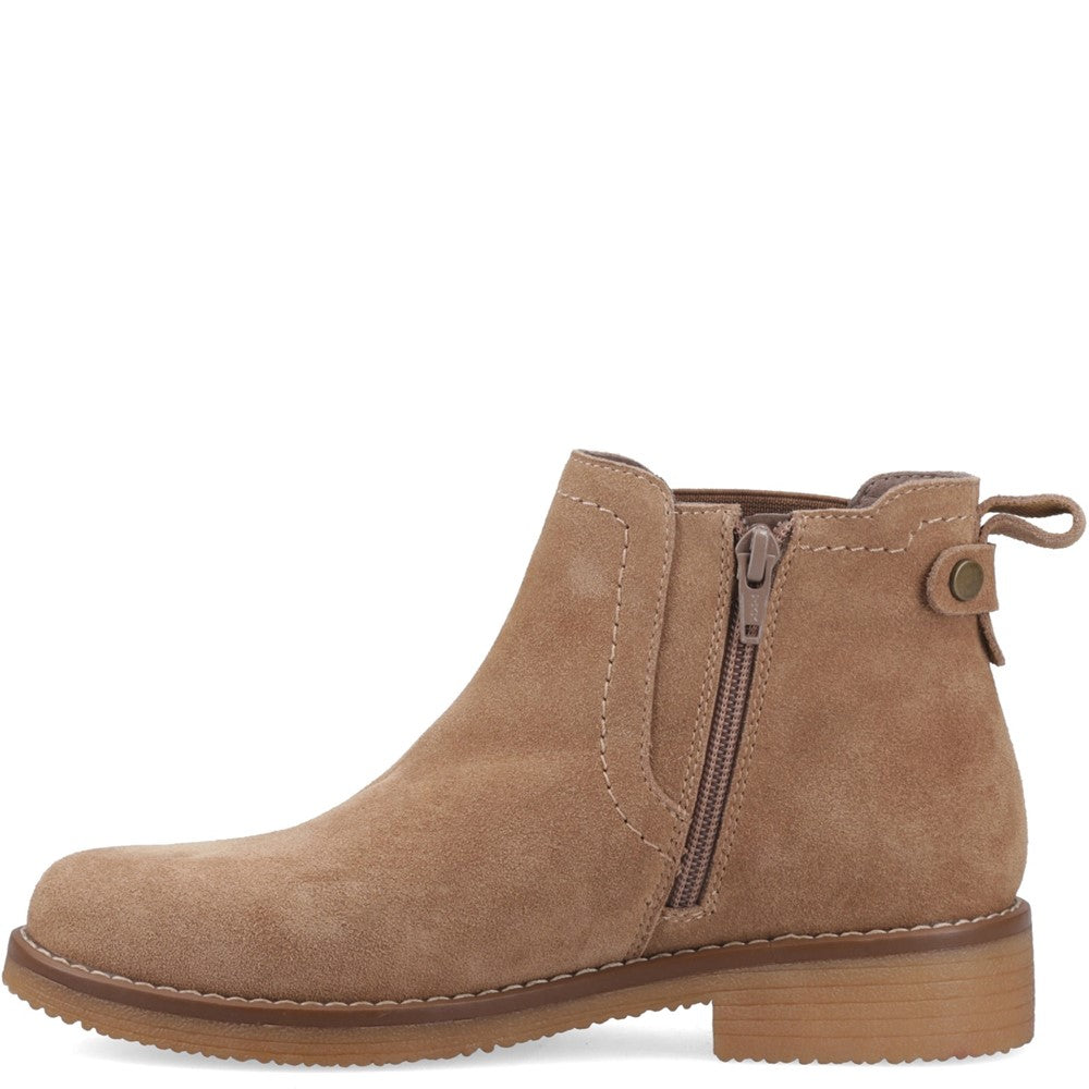 Hush Puppies Maddy Ladies Ankle Boots Womens Ankle Boots Light Tan