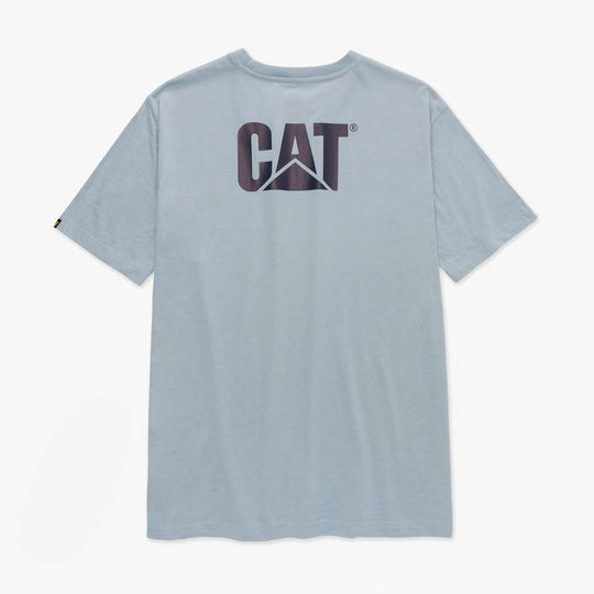 CAT TRADEMARK TEE Mens T-Shirt Blue