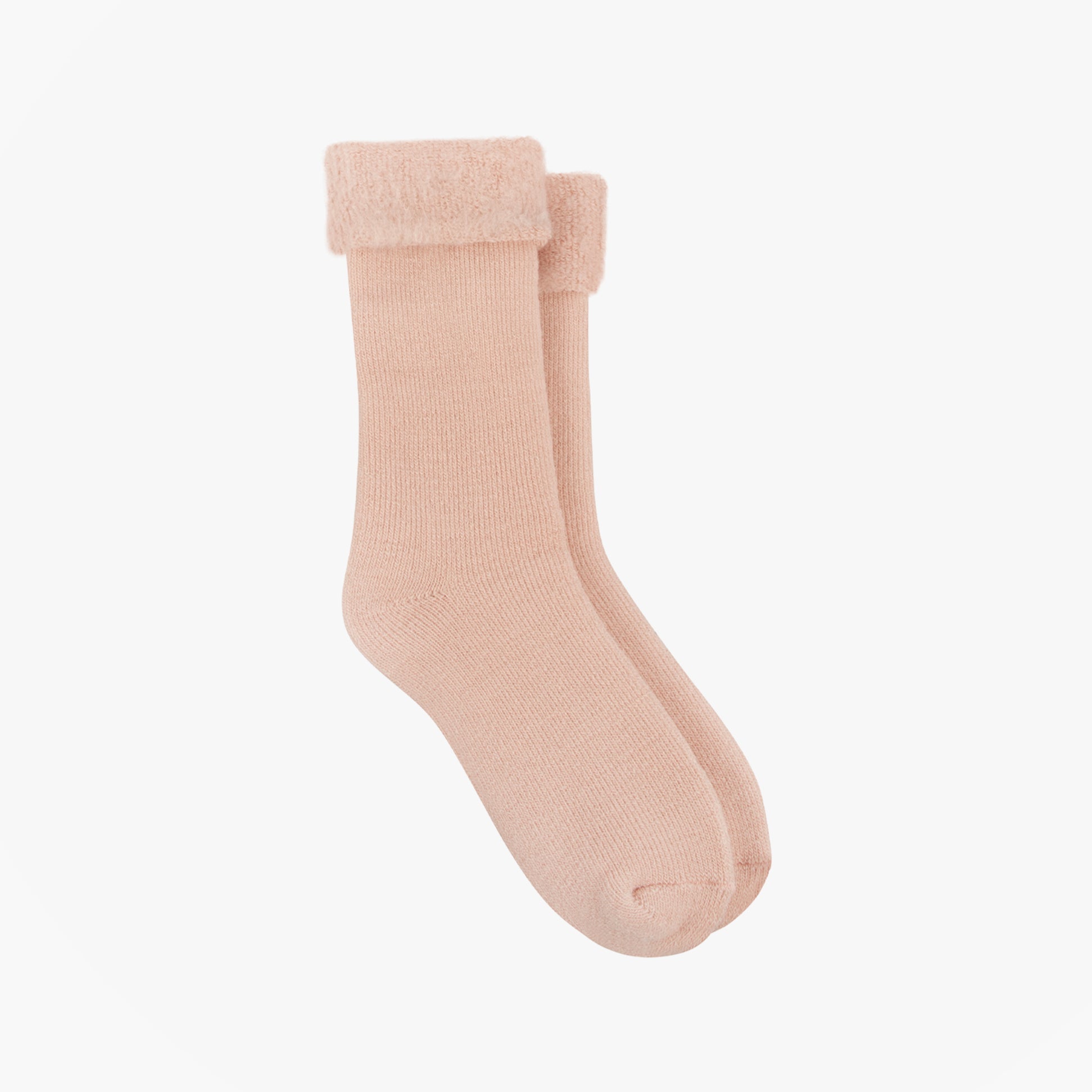 Totes Toasties 3246 THERMAL BRUSHED Womens Bed Socks Dusky Pink