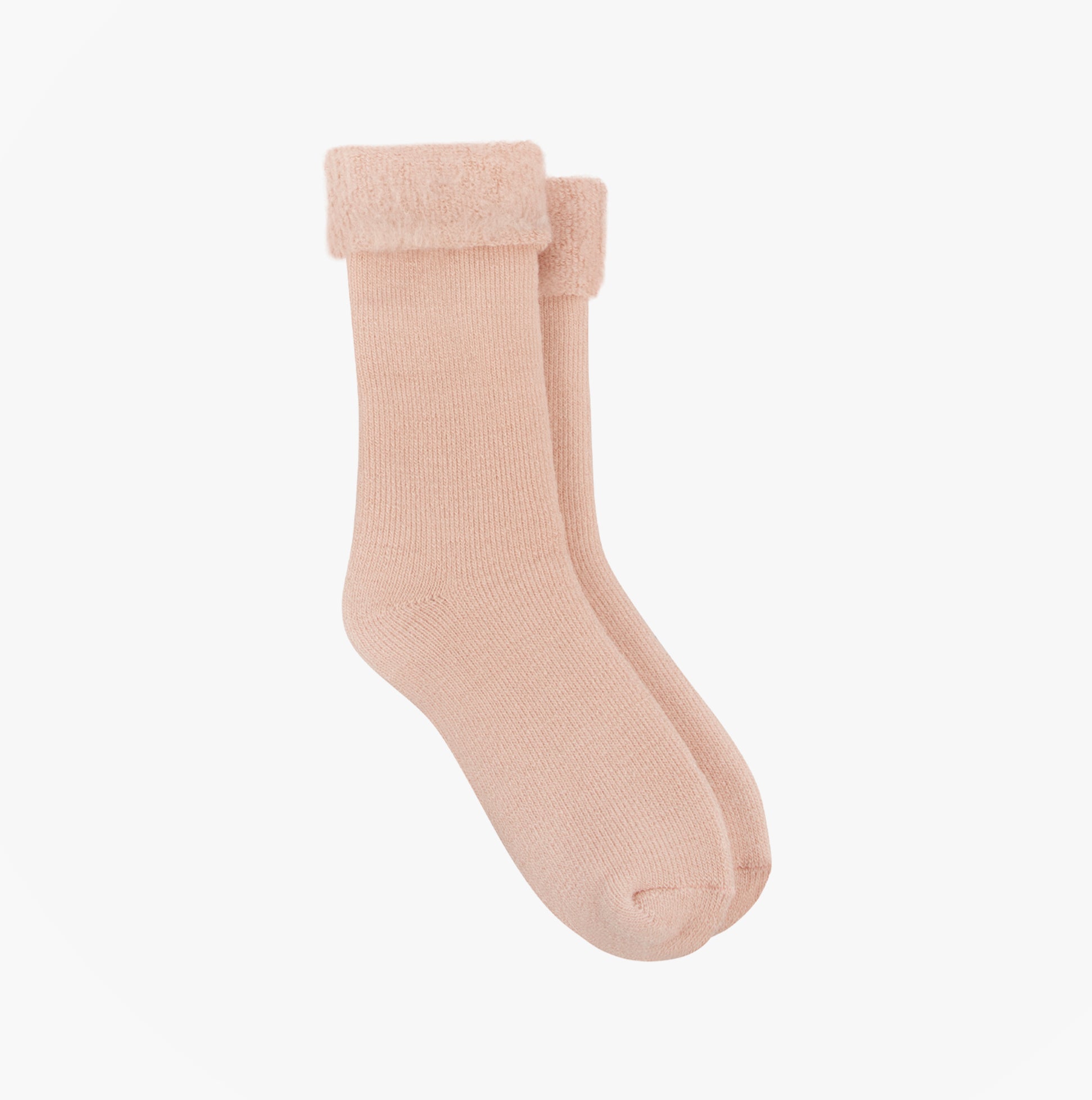 Totes Toasties 3246 THERMAL BRUSHED Womens Bed Socks Dusky Pink