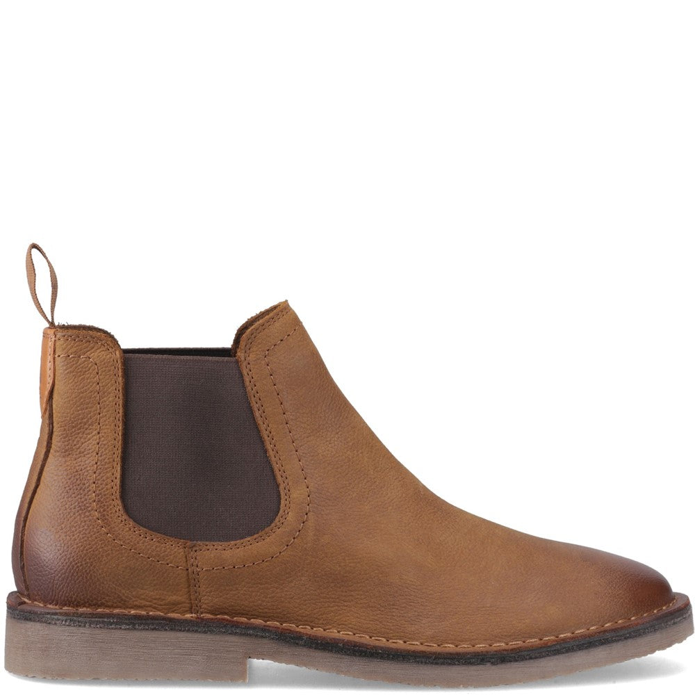 Hush Puppies Shaun Leather Chelsea Boot Mens Chelsea Boots Brown
