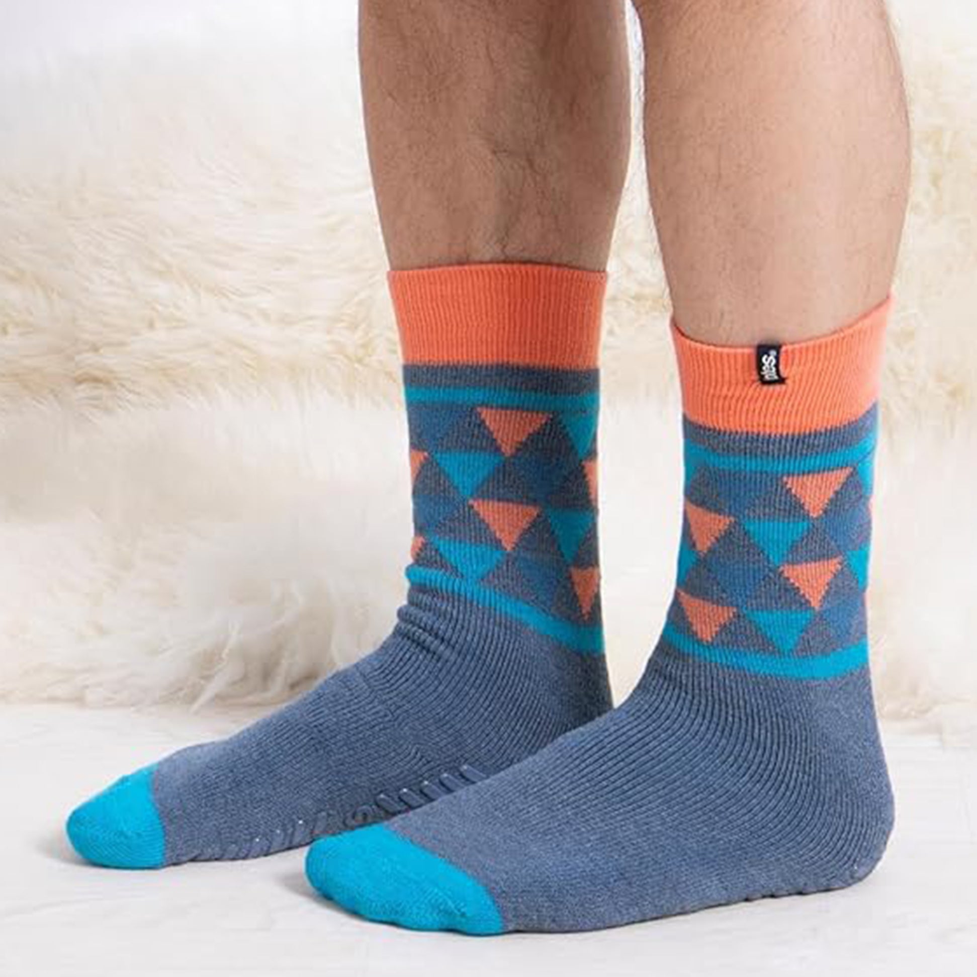 Totes Toasties 3324 ORIGINAL SLIPPER SOCKS Mens Slipper Socks Yeti