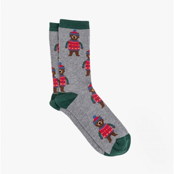 Totes Toasties novelty-ankle-m Mens Crew Socks Multi
