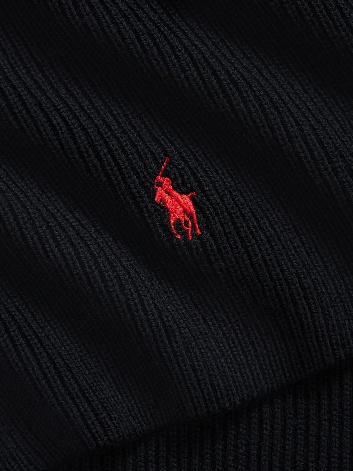Polo Ralph Lauren Hat and Scarf Set Mens Beanie Polo Black