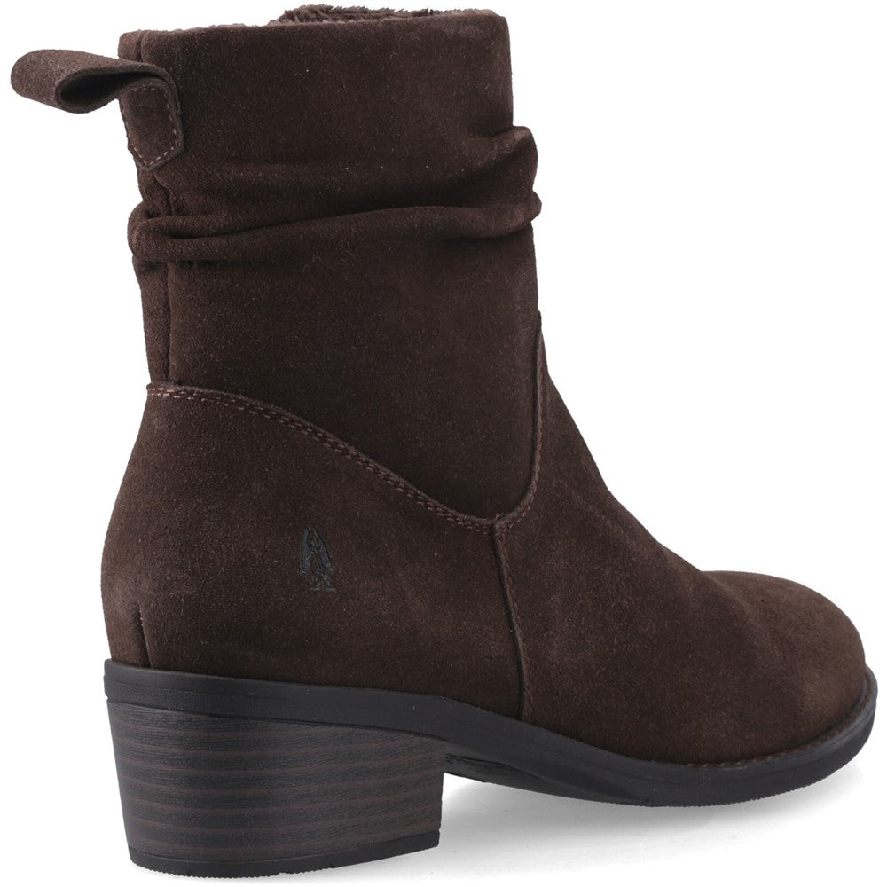 Hush Puppies Iris Boot Womens Ankle Boots Chocolate