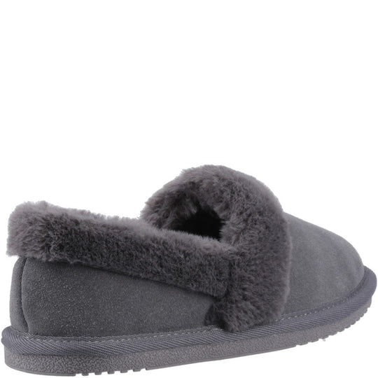Hush Puppies Ariel Womens Full Slippers Grey