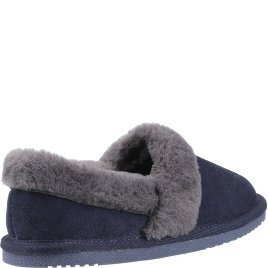 Hush Puppies Ariel Womens Full Slippers Navy