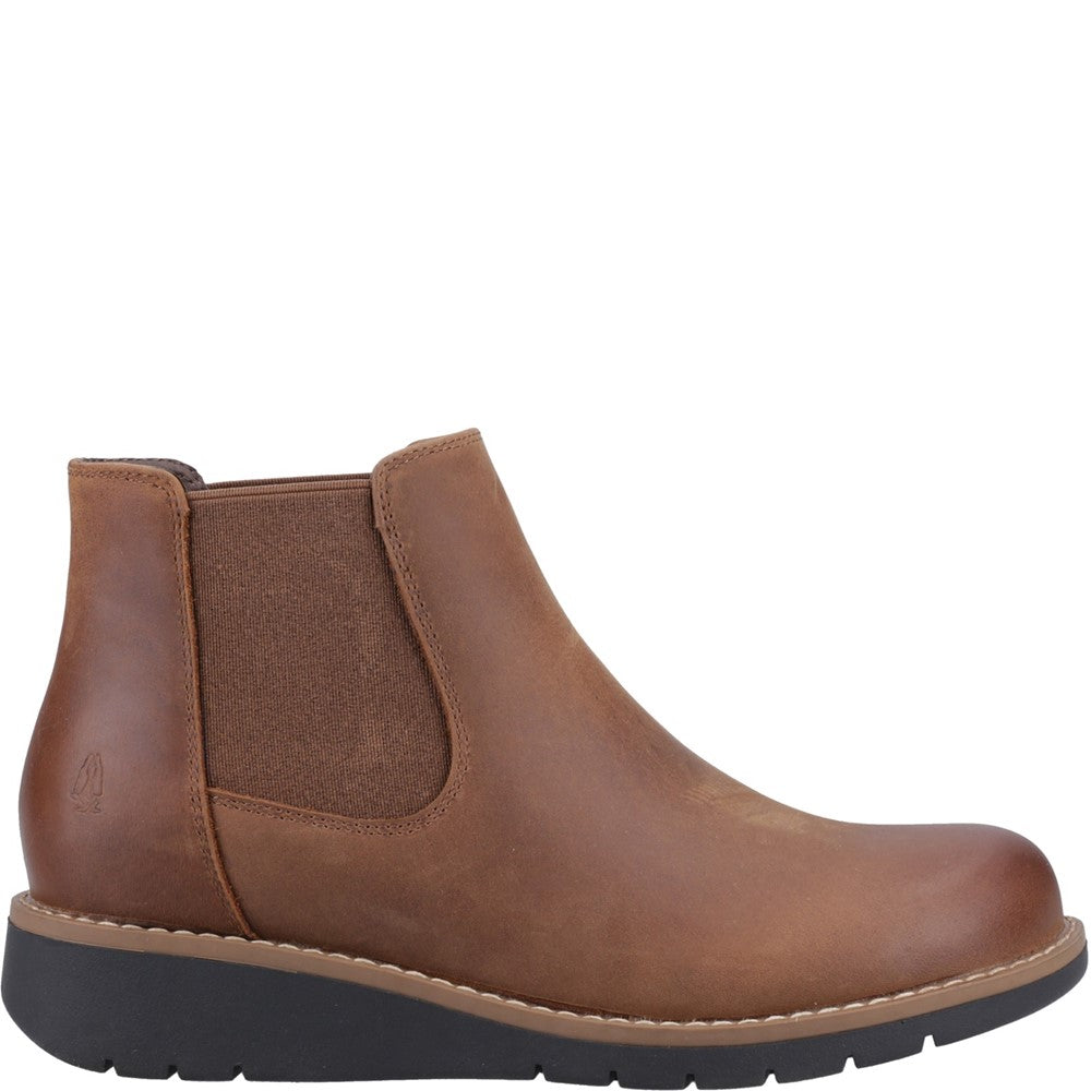Hush Puppies Leonie Ankle Boots Womens Chelsea Boots Brown