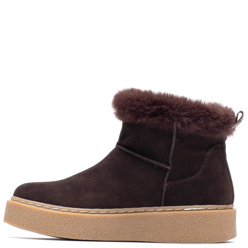 Hush Puppies Becca Ankle Boots Womens Ankle Boots Chocolate