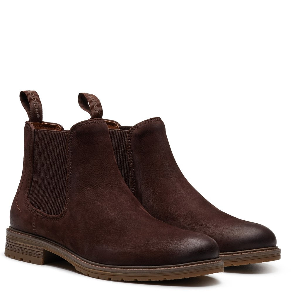 Hush Puppies Russell Boots Mens Chelsea Boots Brown