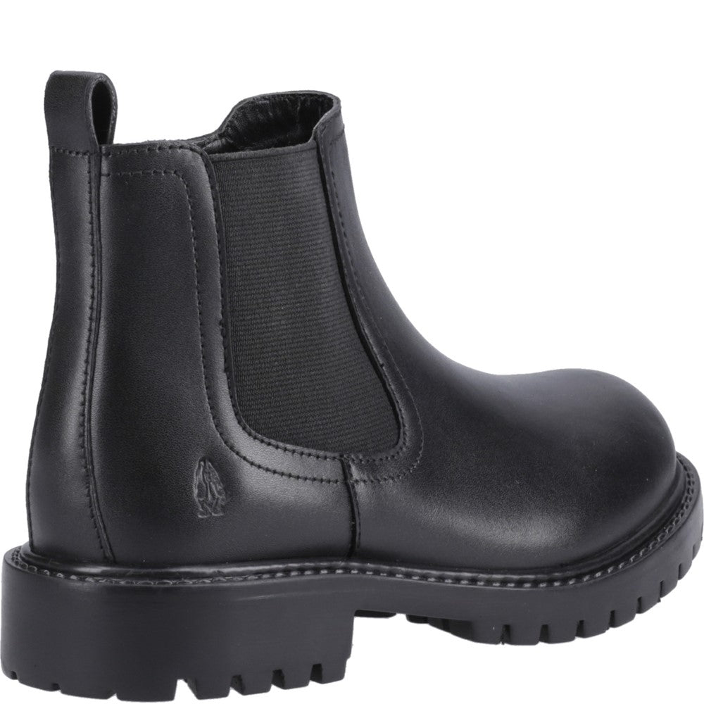 Hush Puppies Ariella Chelsea Boot Snr Unisex Kids School Boots Black