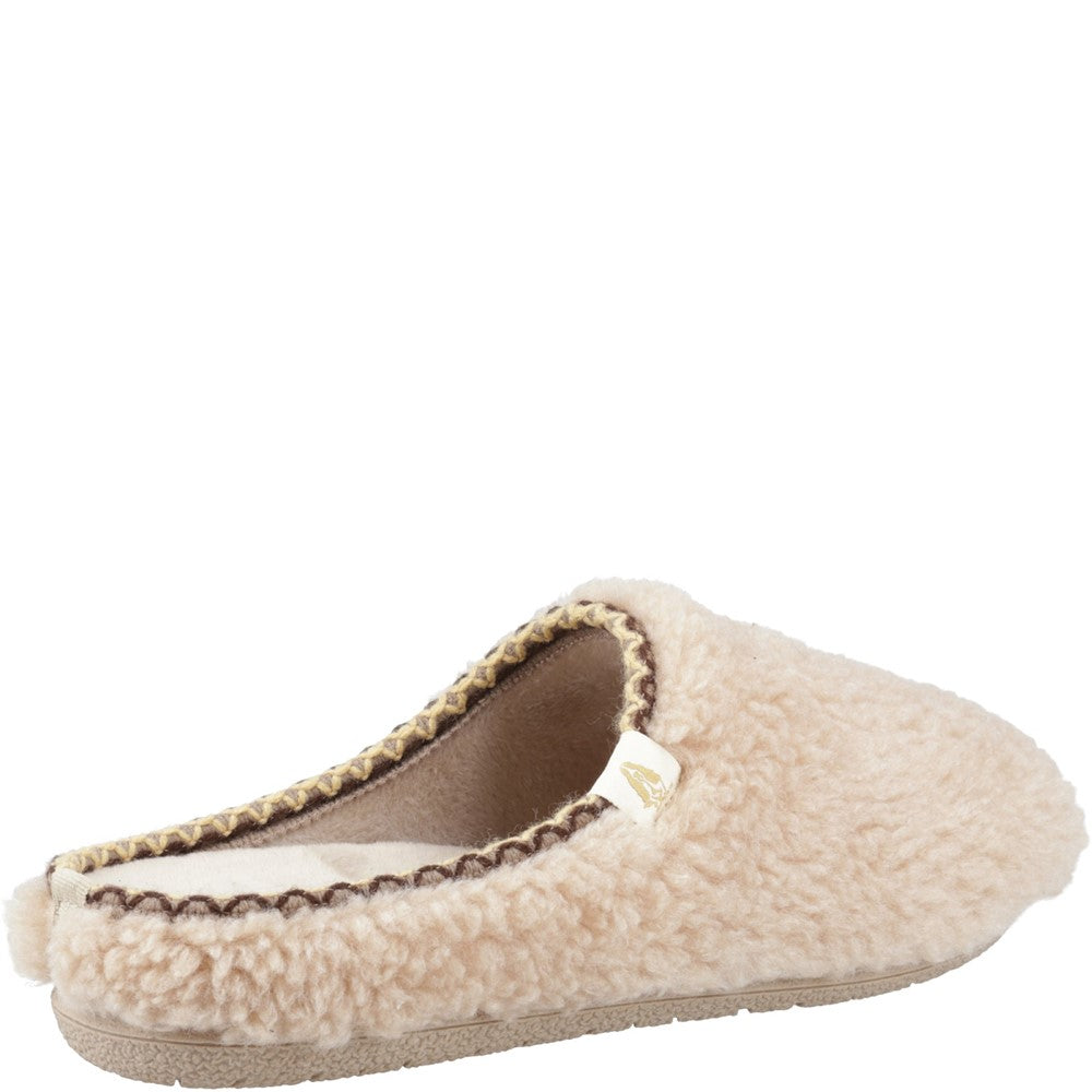 Hush Puppies Good Teddy Womens Mules Beige